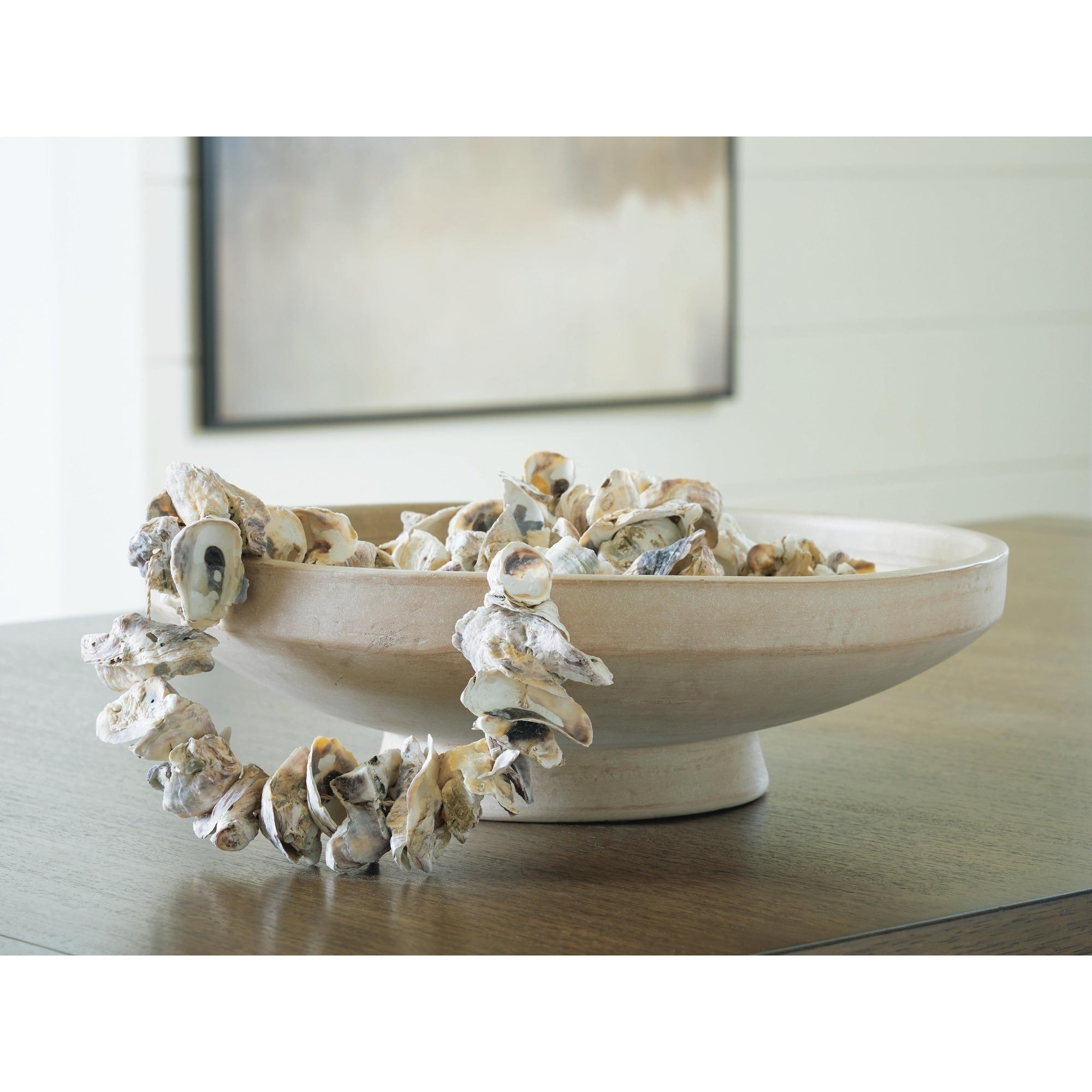 Signature Design By Ashley Justy Antique Beige Bowl 18 W X 18 D X 6 H