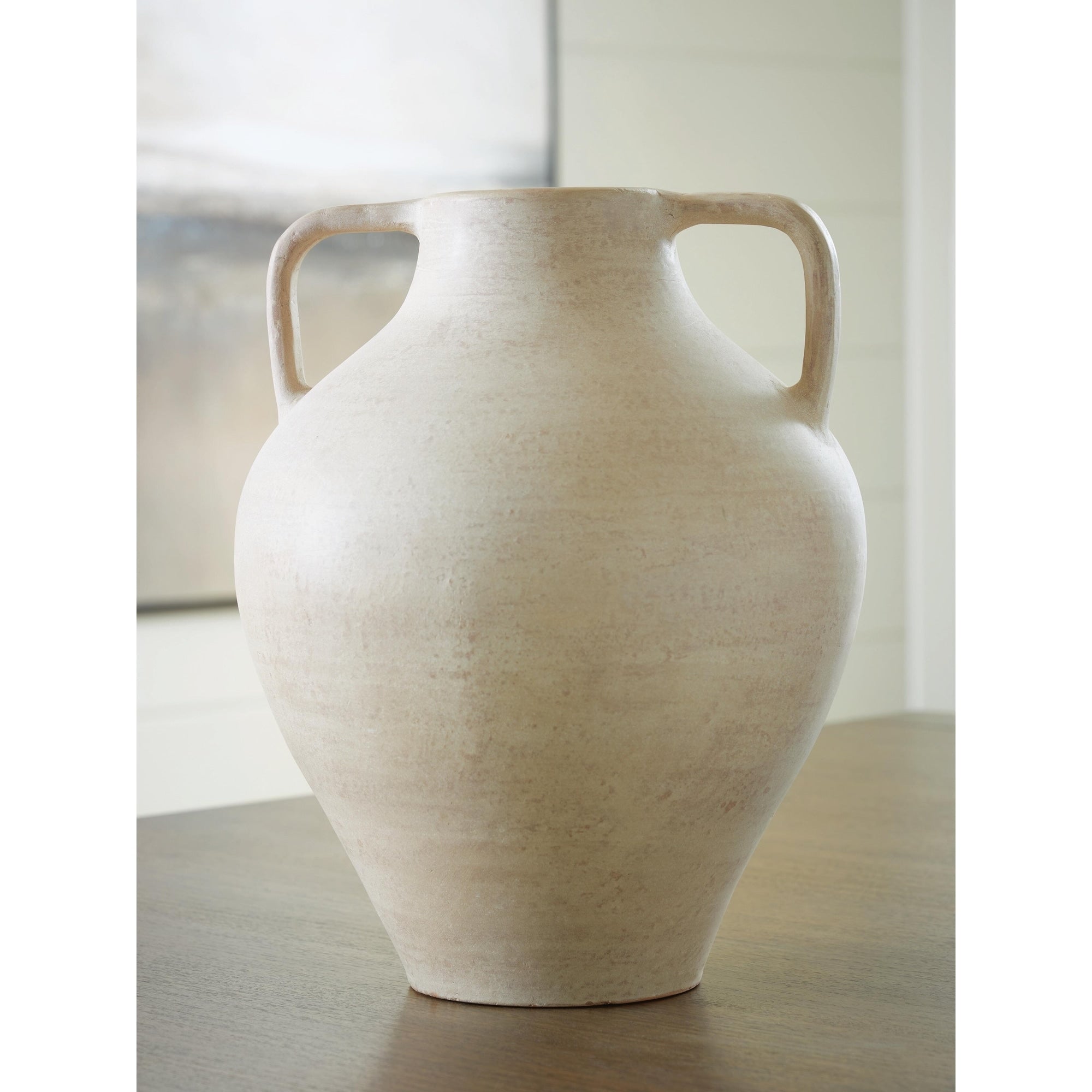 Signature Design By Ashley Justy Antique Beige Vase