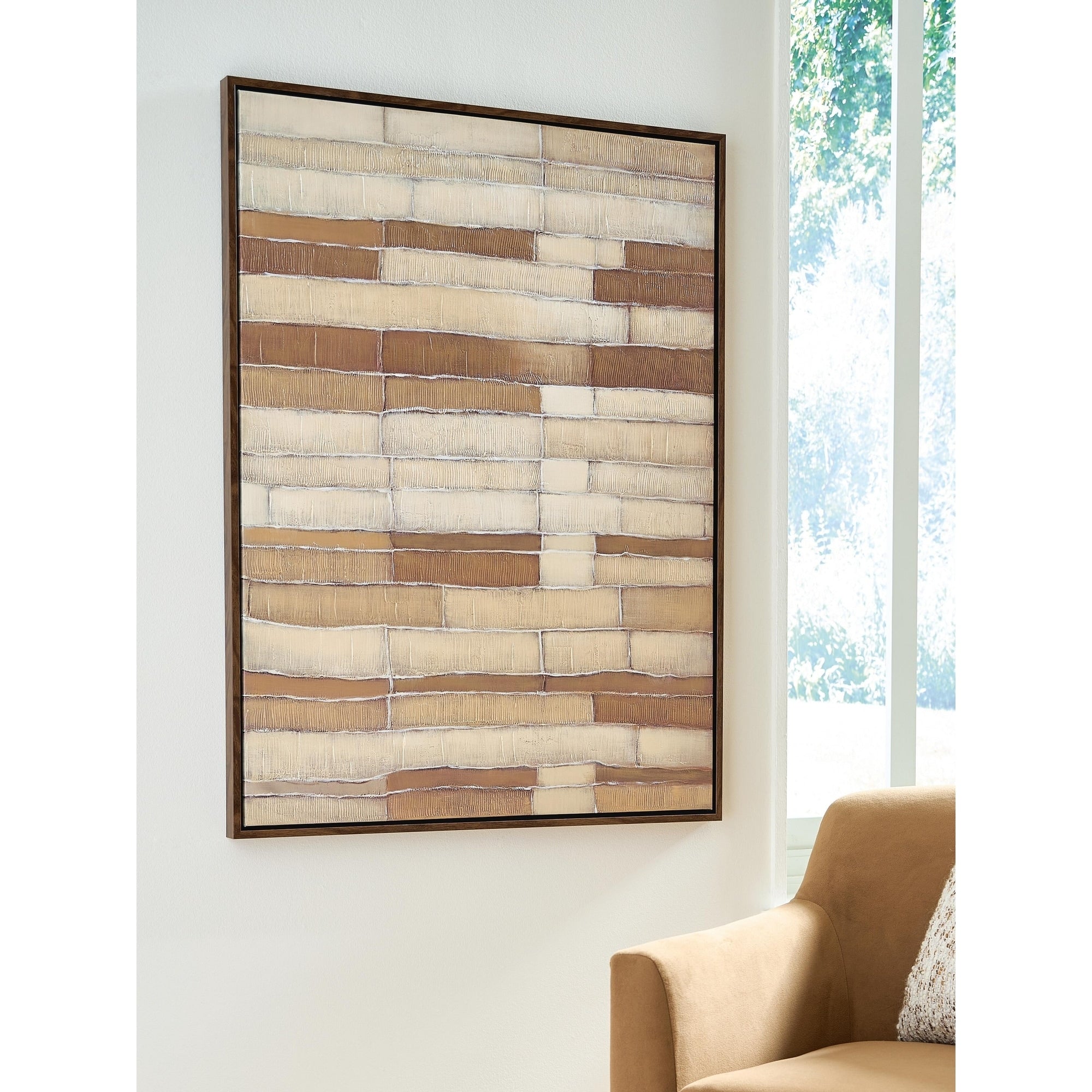 Signature Design By Ashley Kalanmore Brown Beige Wall Art