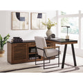 Signature Design By Ashley Kallari Dark Brown Black Credenza With Desk Return 65 W X 66.25 D X 31 H