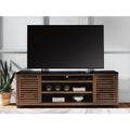 Signature Design By Ashley Kallari Warm Brown Black 84 Tv Stand For Tvs Up To 96 83 W X 20 D X 29 H