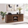 Signature Design By Ashley Kallari Warm Brown Black Credenza 66 W X 19 D X 28 H