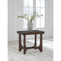 Signature Design By Ashley Korestone Dark Brown End Table 28 W X 20 D X 24 H