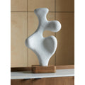 Signature Design By Ashley Lavarsen White Brown Sculpture 14.5 W X 6.5 D X 25.13 H