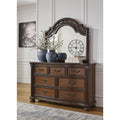 Signature Design By Ashley Lavinton Dark Brown Dresser And Mirror