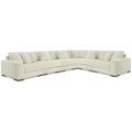 Signature Design By Ashley Lindyn Ivory 6 Piece Sectional 170 W X 131 D X 38 H