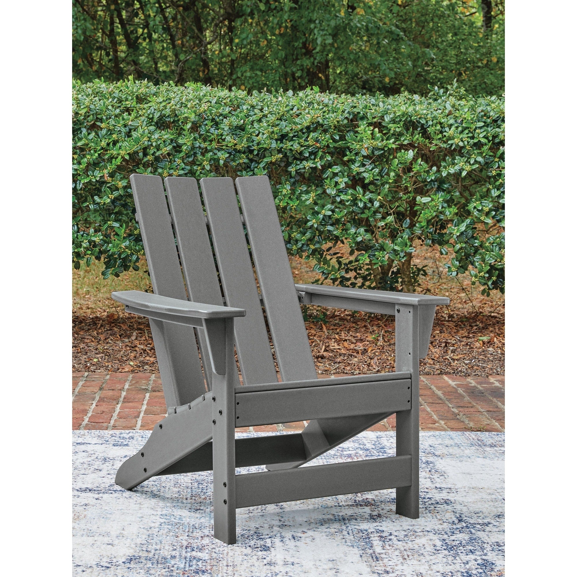 Signature Design By Ashley Lone View Bay Gray Adirondack Chair 31 W X 33 D X 38 H