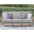 Signature Design By Ashley Lone View Bay Gray Outdoor Sofa With Cushion