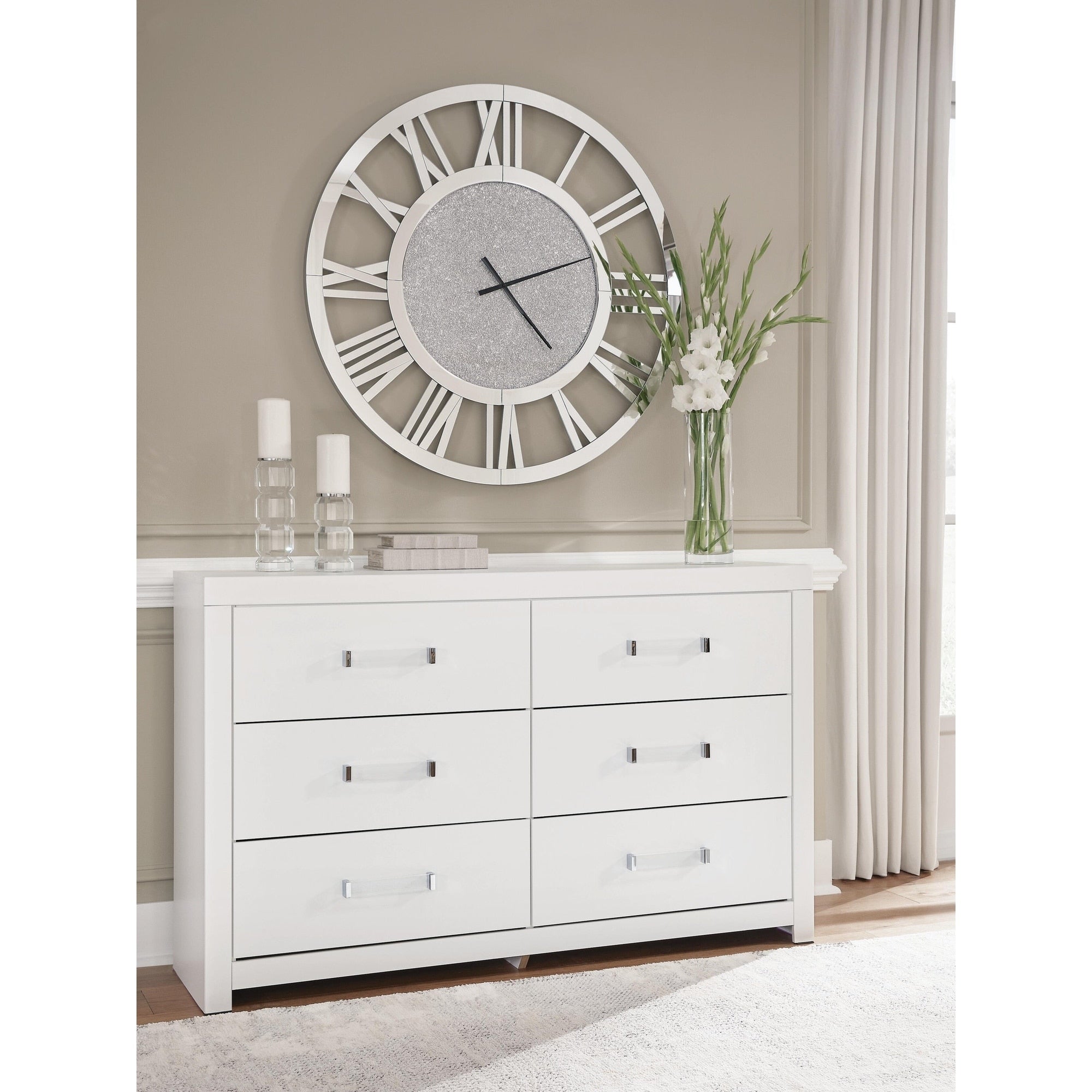Signature Design By Ashley Marzoni White Dresser