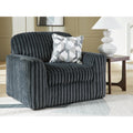 Signature Design By Ashley Midnight Madness Dark Gray Oversized Chair 52 W X 41 D X 40 H