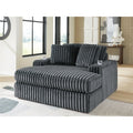 Signature Design By Ashley Midnight Madness Dark Gray Oversized Chaise 64 W X 68 D X 41 H