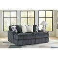 Signature Design By Ashley Midnight Madness Dark Gray Super Chaise 80 W X 65 D X 40 H