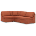 Signature Design By Ashley Modmax Orange 4 Piece Sectional 101 W X 69 D X 36 H