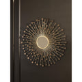 Signature Design By Ashley Morwenna Gold Accent Mirror 36 W X 1 D X 36 H