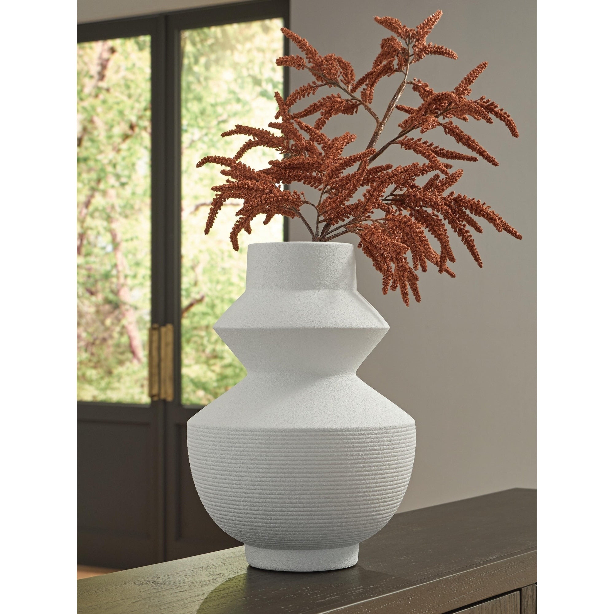 Signature Design By Ashley Naveen White Vase