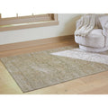 Signature Design By Ashley Neroham Gray Brown Cream Rug