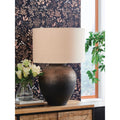 Signature Design By Ashley Newgerhard Brown Black Table Lamp 20 W X 20 D X 31 H