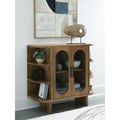 Signature Design By Ashley Niall Light Brown Accent Cabinet 40 W X 16.13 D X 36.75 H