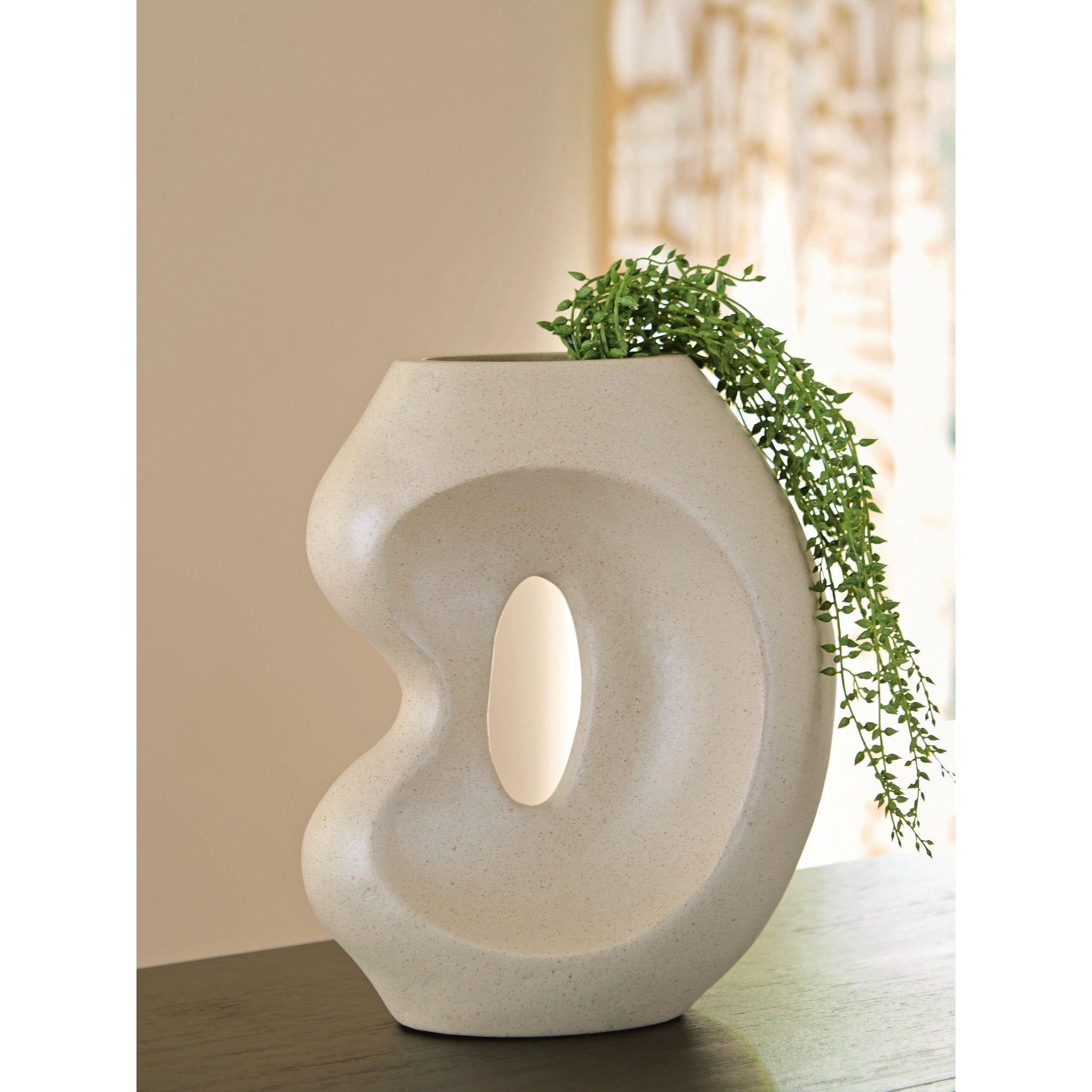 Signature Design By Ashley Odion Beige Vase