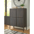 Signature Design By Ashley Orsonal Dark Brown Accent Cabinet 39.5 W X 17.75 D X 51 H