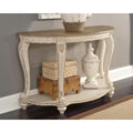Realyn Sofa Table White Brown