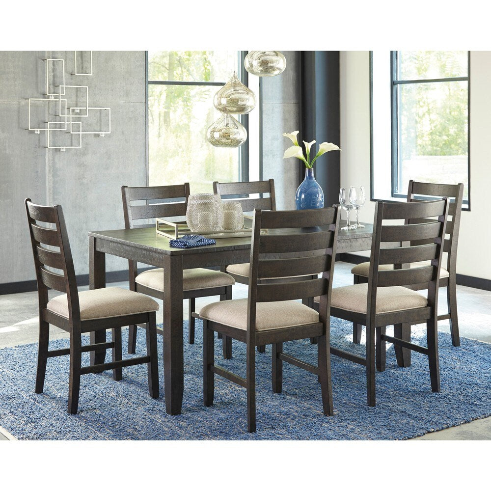 The Gray Barn Yewbank Brown 7 Piece Dining Room Table Set
