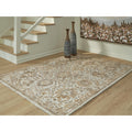 Signature Design By Ashley Sableridge Iivory Taupe Brown Rug 5W X 7D
