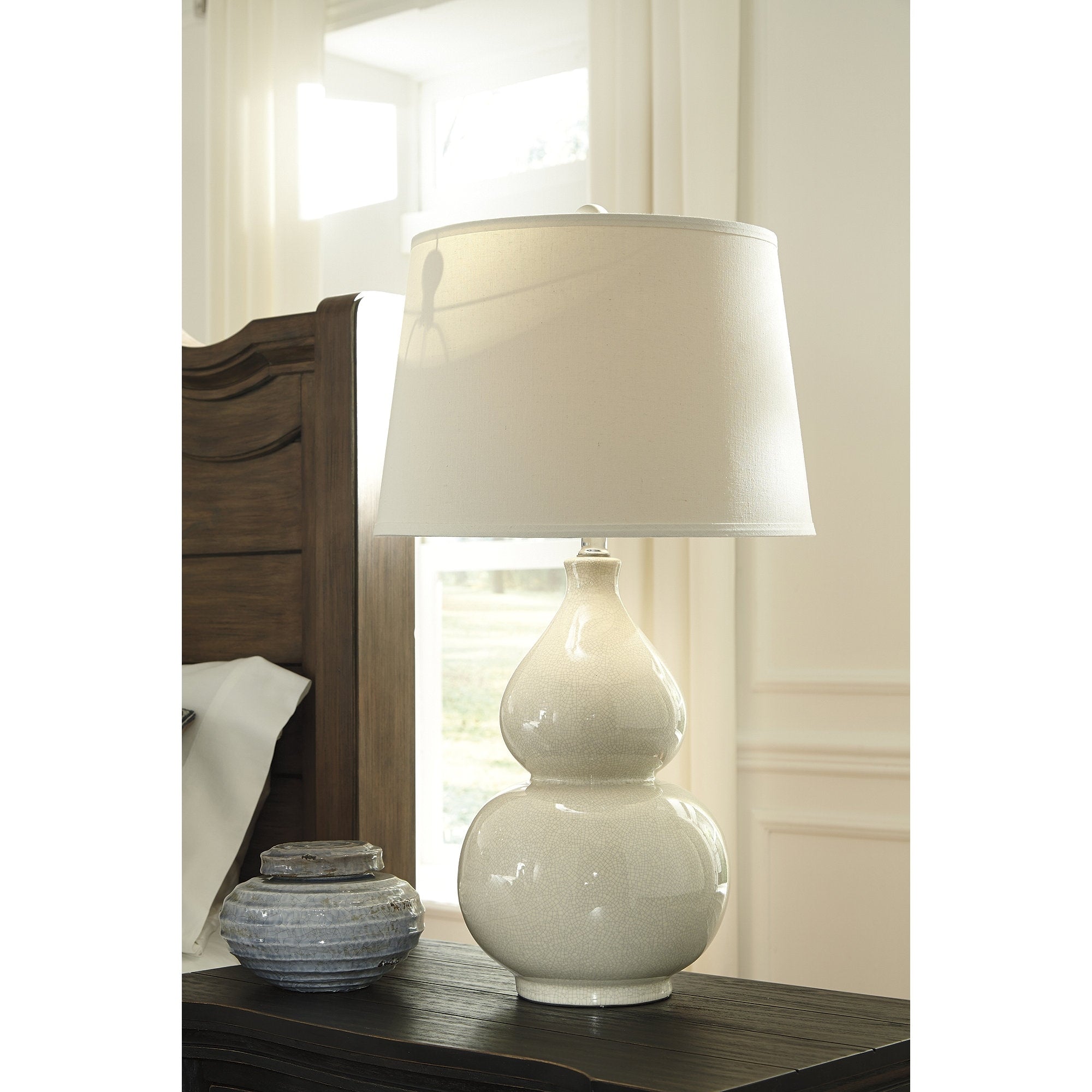 Saffi Cream 31 Inch Ceramic Table Lamp