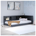Signature Design By Ashley Simmenfort Dark Blue Bookcase Storage Bed