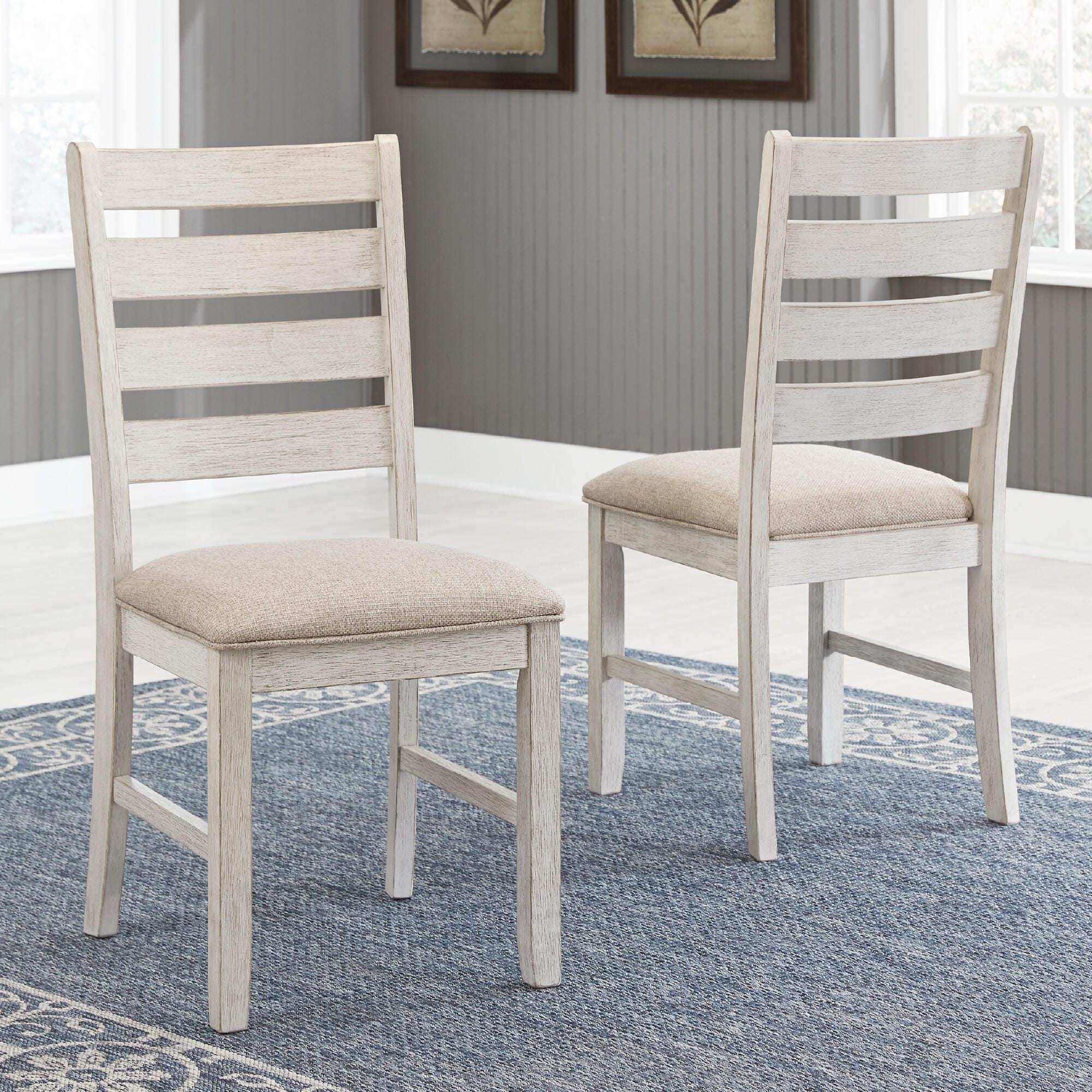 Skempton Casual Dining Upholstered Side Chair Set Of 2 Natural