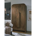 Signature Design By Ashley Thoren Brown Accent Cabinet 40 W X 16.13 D X 74.13 H