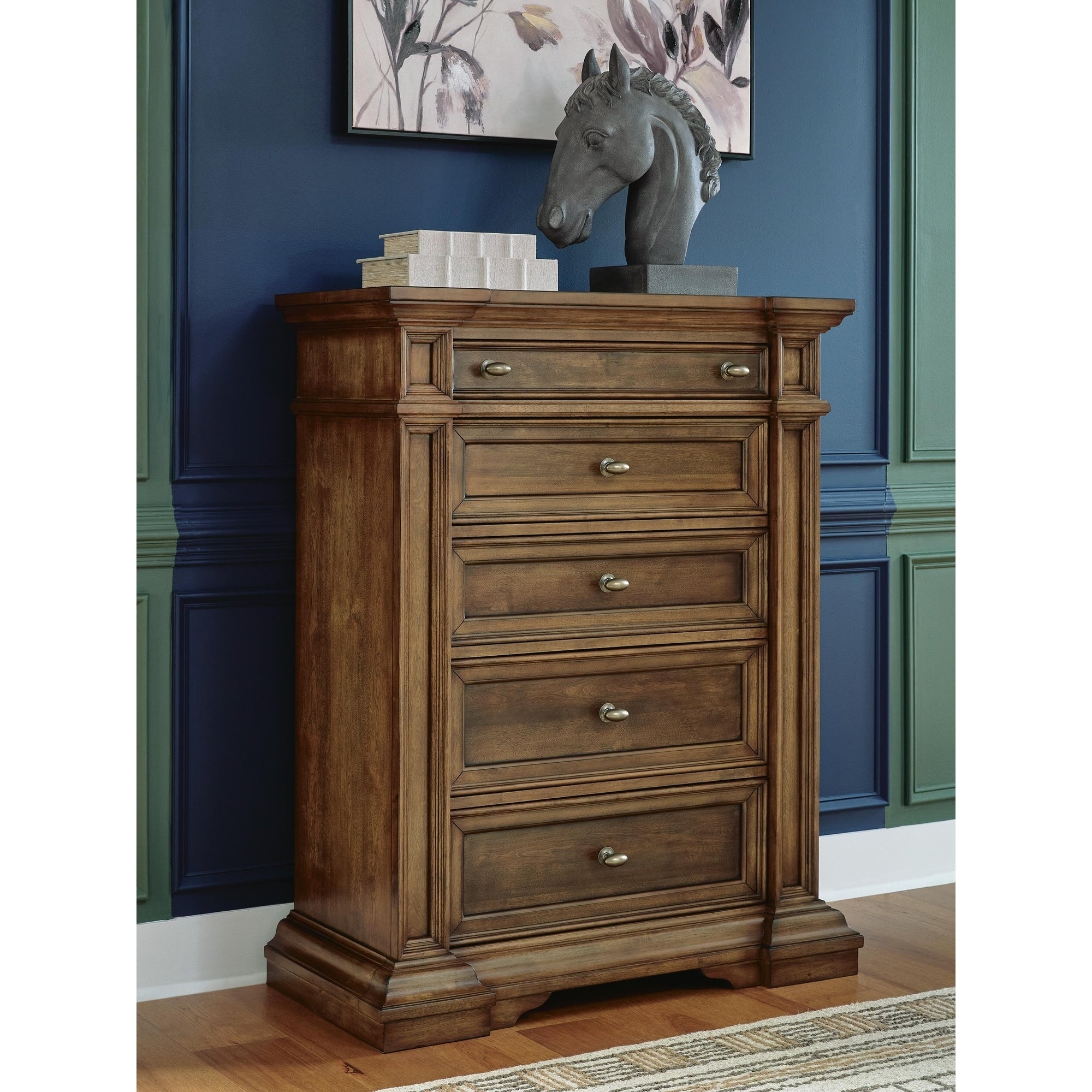 Signature Design By Ashley Thoridan Brown Chest Of Drawers