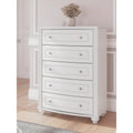 Signature Design By Ashley Trindura White Chest Of Drawers