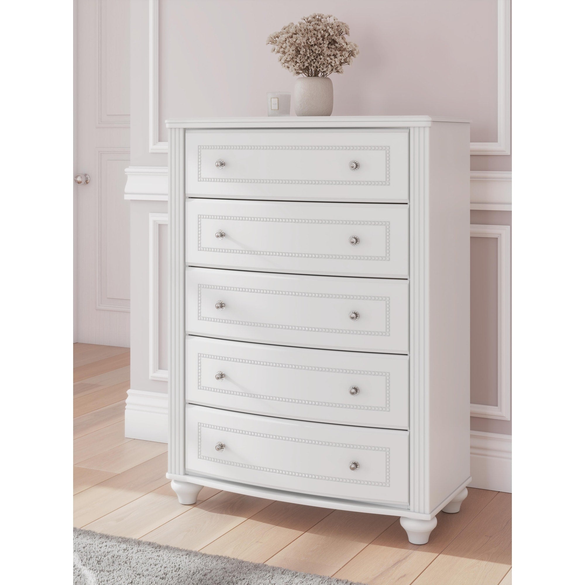 Signature Design By Ashley Trindura White Chest Of Drawers