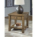 Signature Design By Ashley Vandenmore Brown End Table 24 W X 26 D X 24 H