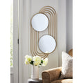 Signature Design By Ashley Warrenley Gold Accent Mirror 20 W X 1 D X 40 H