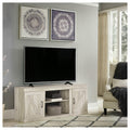 Wynnlow Casual Large Tv Stand W Fireplace Option Black