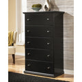Signature Designs By Ashley Bostwick White 5 Drawer Chest