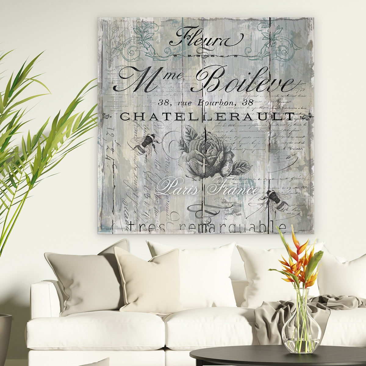 Signs Of Paris Ii Premium Gallery Wrapped Canvas Wall Art