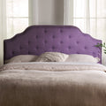 Silas Adjustable Full Queen Studded Fabric Headboard By Christopher Knight Home