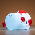 Silicone Tap To Change Color Animal Led Night Light For Kids With Remote Sleepy Piggy 6.5 X 4 X 4.6