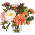 Silk Peony Flower Arrangement