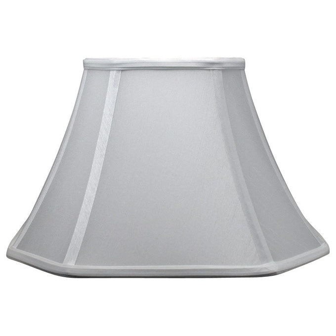 Silk Square Cut Lampshade 6 Inch Top 12 Inch Bottom 8 Inch Height