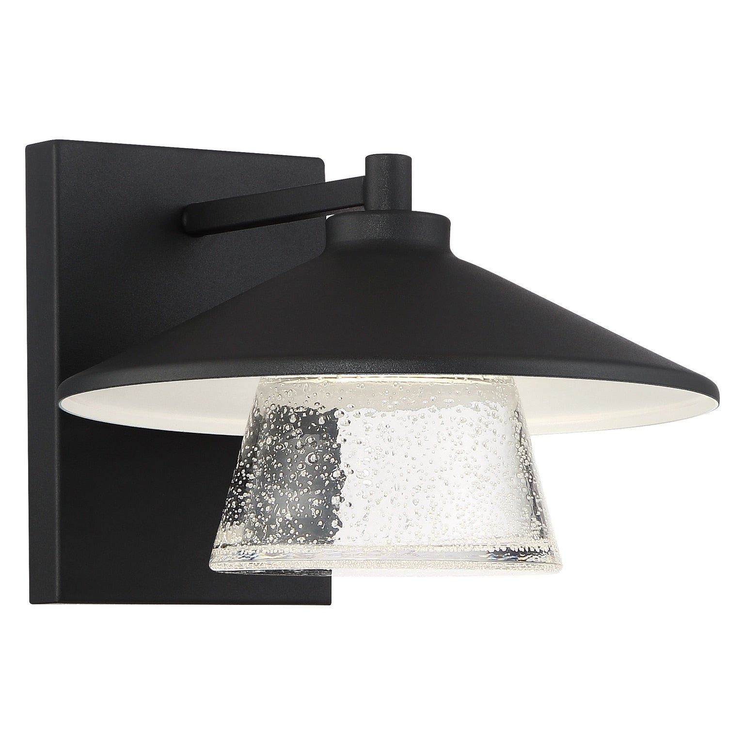 Silo 1 Light Black Marine Grade Led Outdoor Wall Sconce