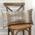 Rizzy Home Silver Abstract 14 X26 Filled Pillow