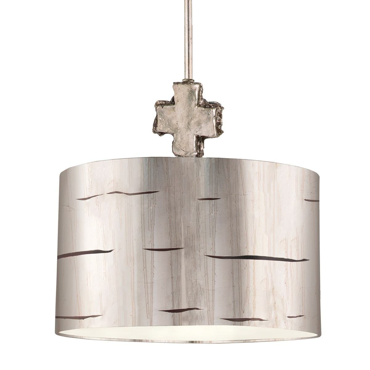 Silver Large Pendant For Kitchen Or Dining Room By Lucas Mckearn N A