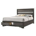 Silver Orchid Badgley Contemporary Black Solid Wood Platform Bed
