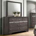 Longmont Contemporary Grey 2 Piece Dresser And Mirror Set By Foa