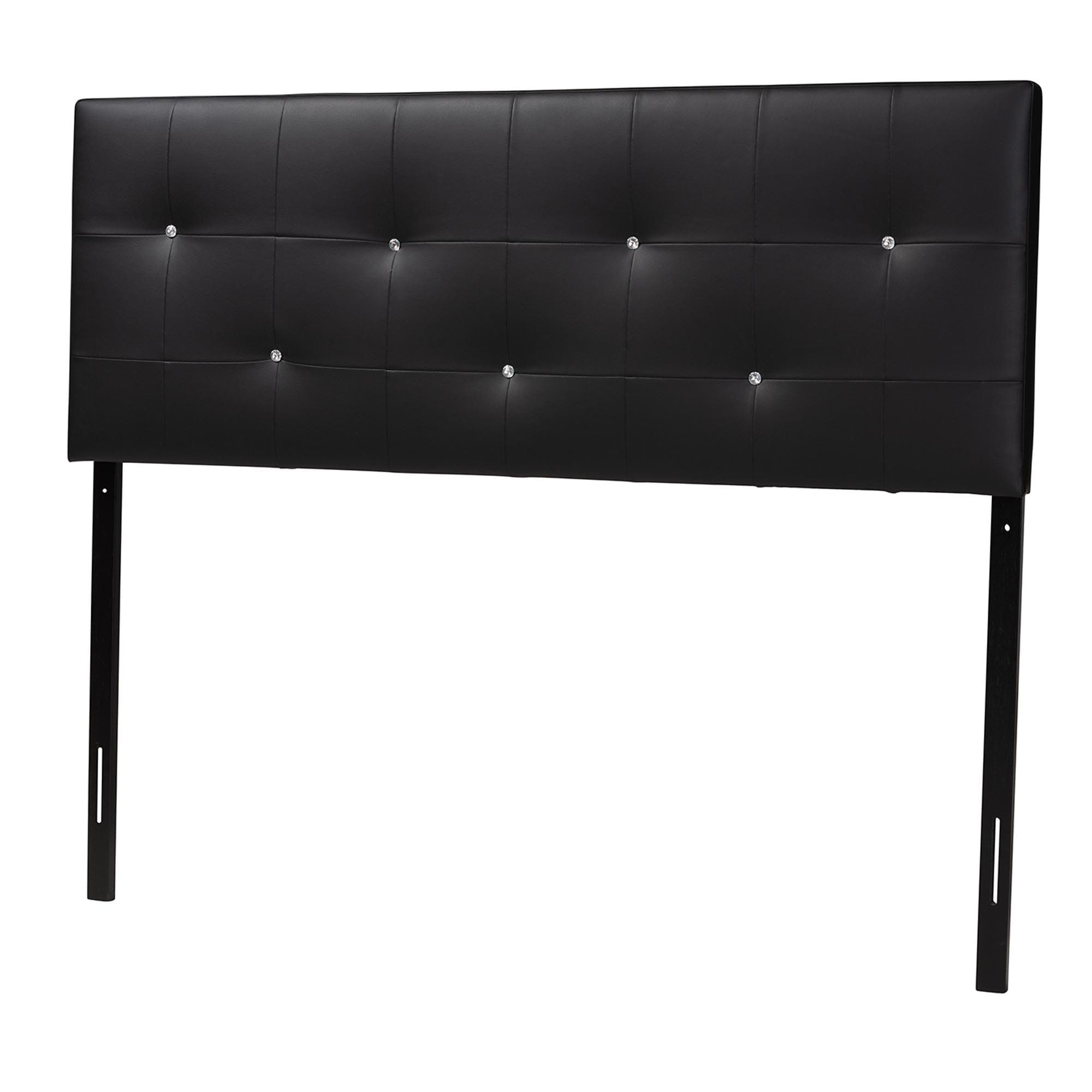 Silver Orchid Caillol Crystal Tufted Headboard