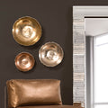 Silver Orchid Copper Broken Edge Bowl Wall Art